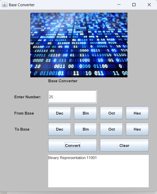 Base Converter System